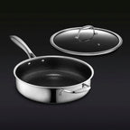 Hybrid Deep Sauté Pan with Lid