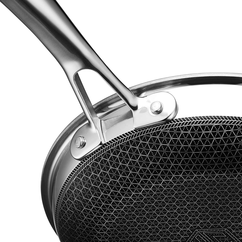 Hybrid Nonstick 8-Inch Frying Pan, Stay-Cool Handle, Dishwasher-Friendly, Oven-Safe Up to 900°F, Induction Ready, Compatible with All Cooktops