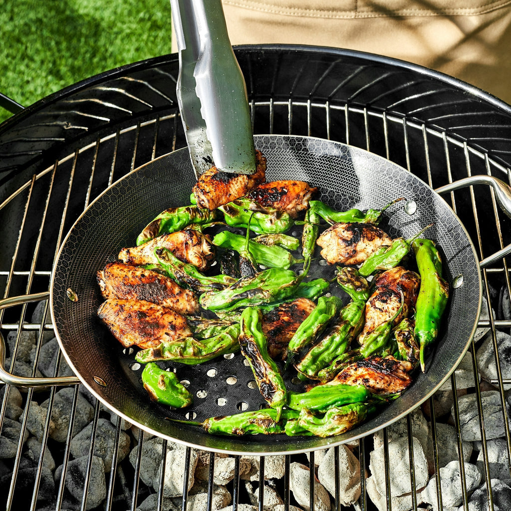 BBQ Grill Pan + Meat Cleaver Bundle