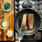 Hybrid Fry Pan Set With Lids, 6-pc