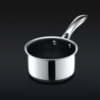 Hybrid Saucepan with Lid, 1-Qt
